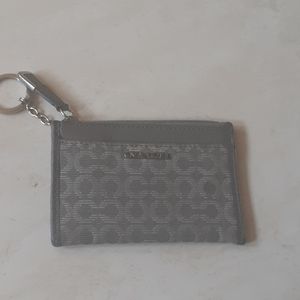 Coach change purse with key holder